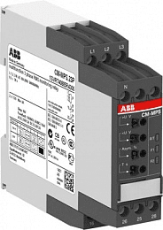 Реле контроля ABB CM-MPS.41S без контроля нуля, Umin/Umax=3х300-380В/420- 500BAC, 2ПК, винтовые клеммы /1SVR730884R3300/