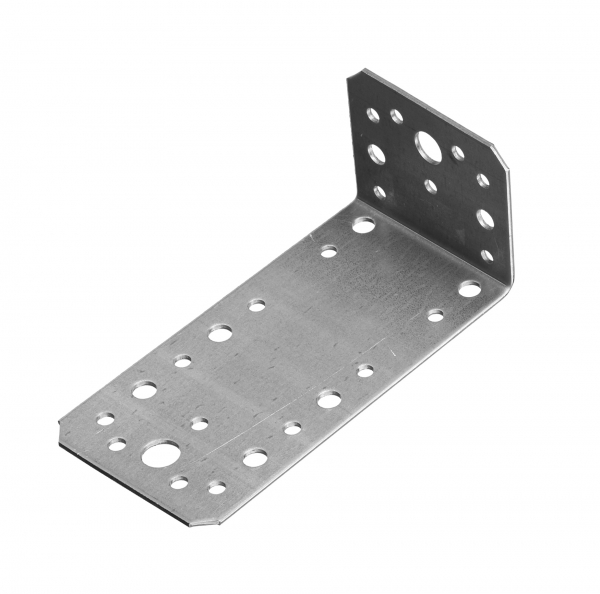 Уголок крепежный оцинк. 50х130х65х2,0 мм - накл. Tech-Krep