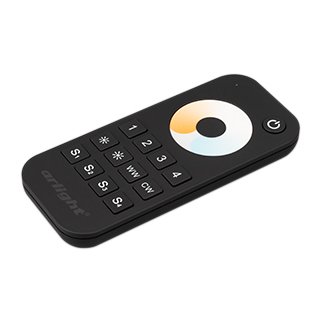 Arlight пульт SMART-R34-MIX Black (4 зоны, 2.4G) (ARL, IP20 Пластик, 5 лет)