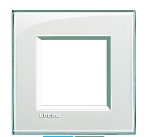 Bticino LNA4802KA Livinglight Рамка прямоугольная, 1 пост, цвет Морская вода