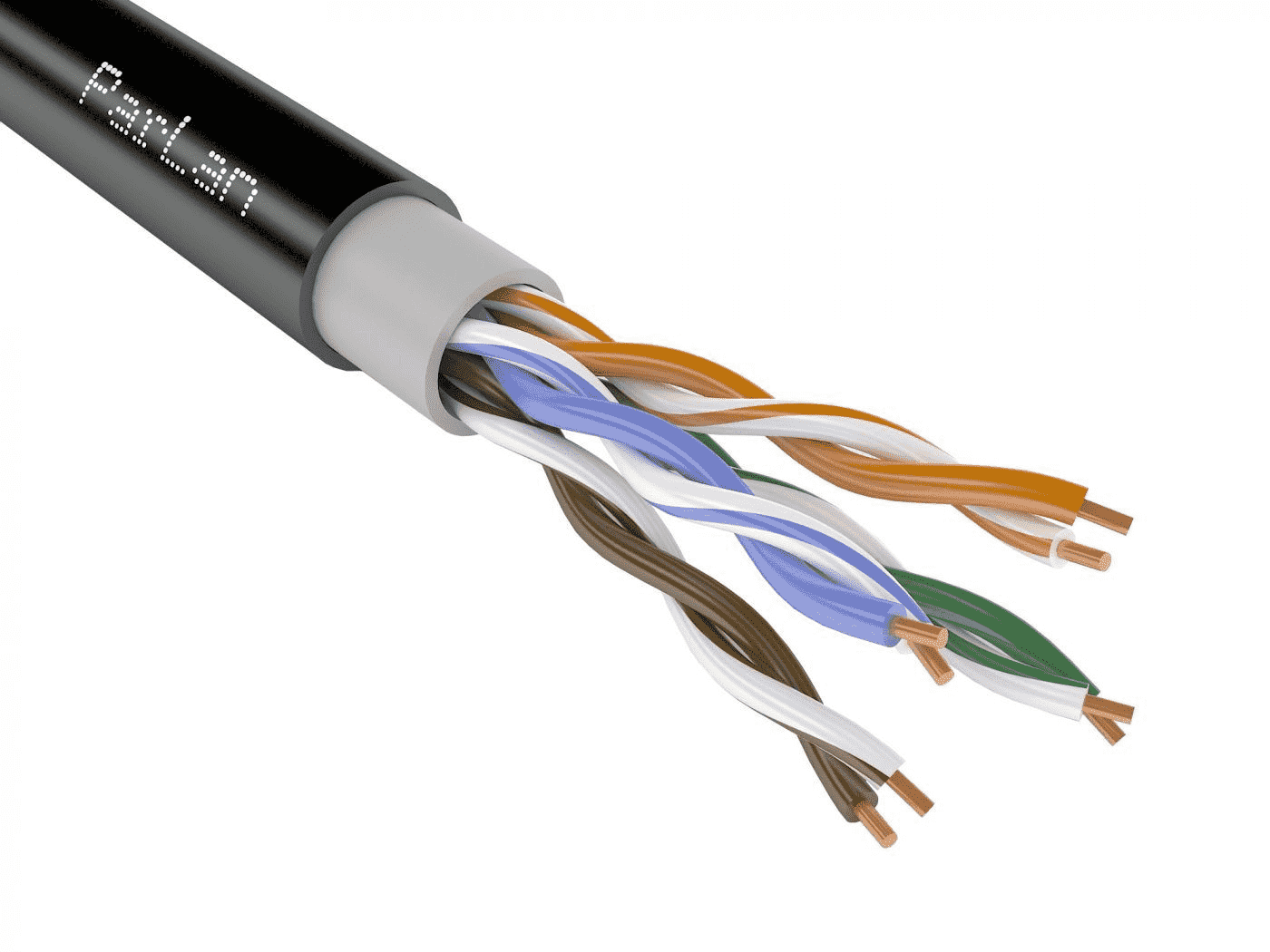 ParLan SF/UTP Cat5e 4x2x0.52 ZH нг(А)-HF Кабель витая пара для структурир.систем (кратно 305)