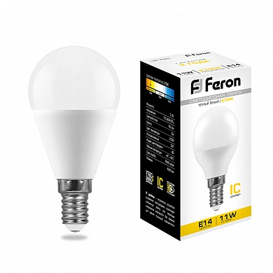 FERON LB-750 (11W) 230V E14 2700K G45
