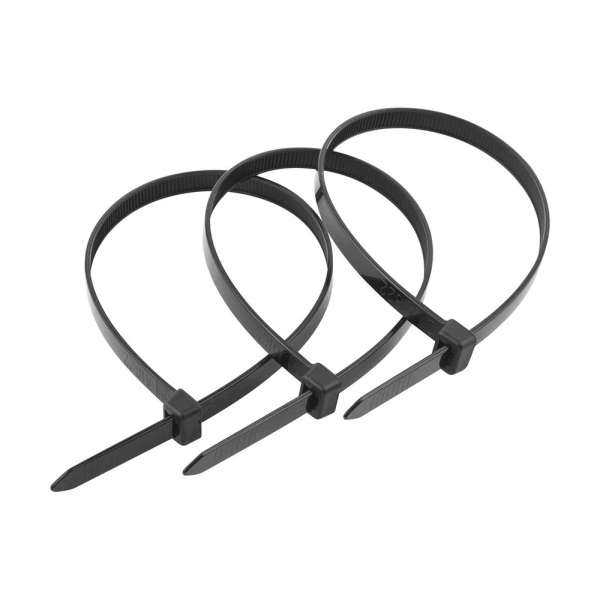 Хомут-стяжка 3,0х100 черный (нейлон) (14 шт) - пакет Tech-Krep