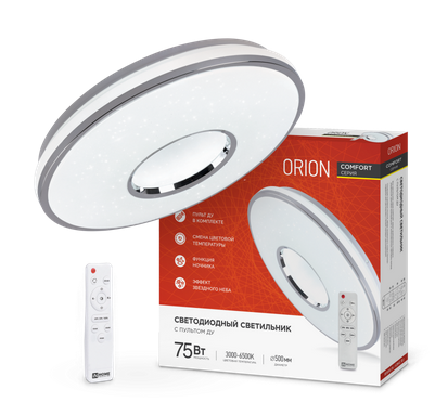 Светильник светодиодный IN HOME COMFORT ORION 75Вт 230В 3000-6500K 6000Лм 500x100мм с пультом ДУ