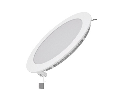 Светильник светодиодный встраиваемый Gauss ультратонкий круглый IP20 9W 2700K 1/20