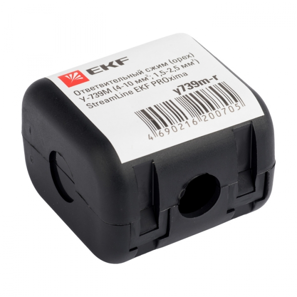 Ответвит. сжим (орех) У-739М (4-10 мм2; 1,5-2,5 мм2) розн. стикер StreamLine