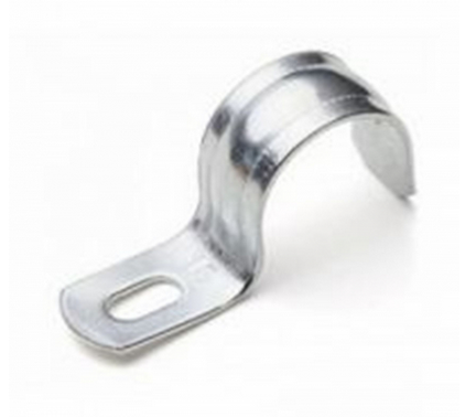 Скоба металлическая однолапковая d14-15mm Уралпласт (кратно 100)