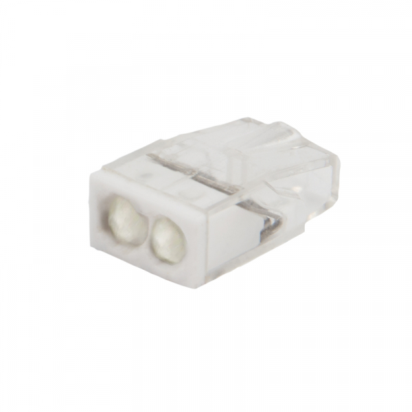 Экспресс-клемма с пастой REXANT СМК 2273-242, 2-проводная 0.5-2.5 мм2, прозрачная, блистер (5 шт./уп.) 07-3216-5