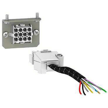 Разъем на 9 проводов  (2 части) (NSX100/250)  Schneider Electric  LV429272