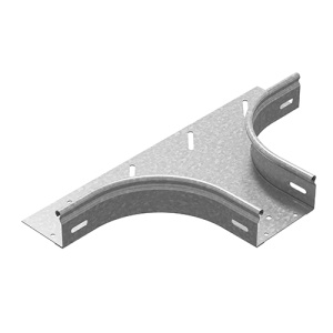 Ответвитель горизонтальный плавный универсальный 100х65, толщ. 1,5 мм, гор. цинк