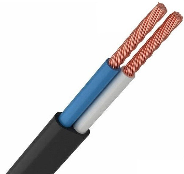 ШВВП 2х0,5 провод чёрный БРЭКС