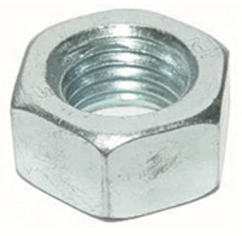 Гайка белого цвета М6, нержавеющая сталь INOX 316L