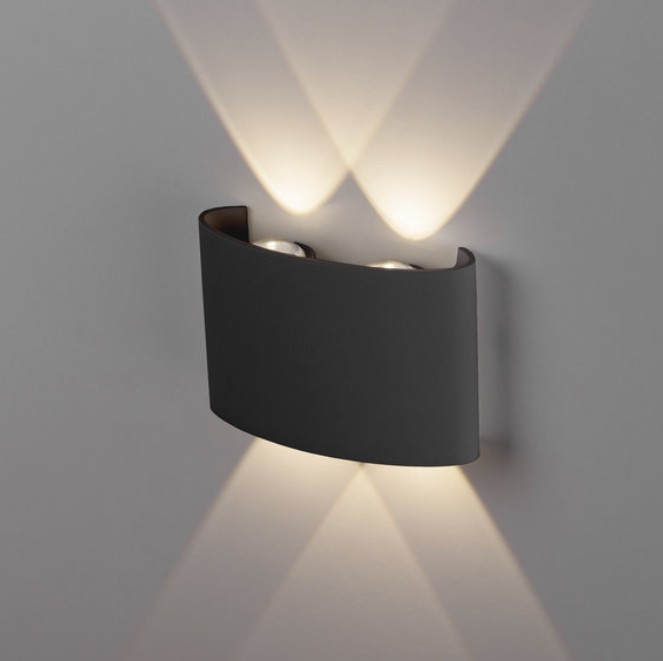 Светильник садово-парковый Elektrostandard 1555 TECHNO LED TWINKY DOUBLE черный