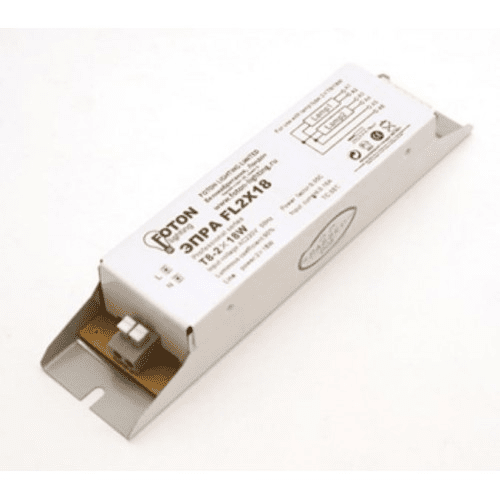 ЭПРА FOTON 2х18  180*40*30 mm