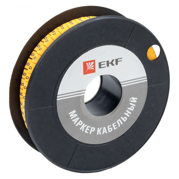 Маркер-кабельный 4,0кв.мм "9" (к-500ед) (ЕС-2) EKF