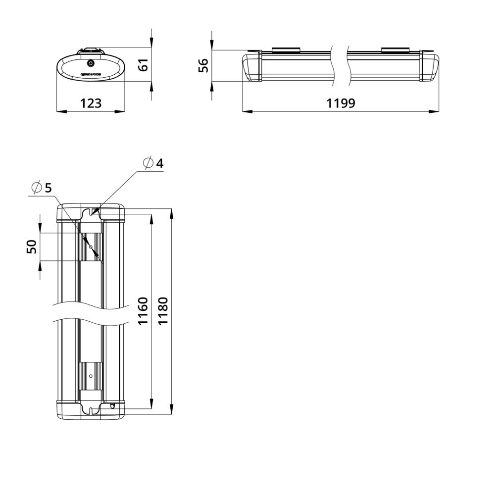 Айсберг Лайт 40 1200мм Эко CRI80 5000К Опал
