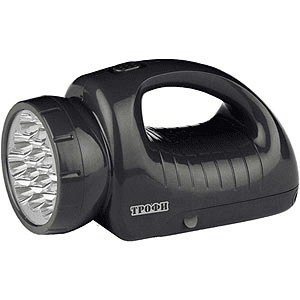 Фонарь светодиодный ТРОФИ аккумуляторный TSP12  4V1.8Ah, 12+18xLED, ЗУ 220V,