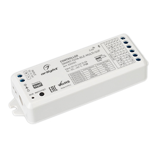 Arlight Контроллер SMART-TUYA-BLE-MULTI-SUF (12-24V, 5x3A, RGB-MIX, 2.4G) (ARL, IP20 Пластик, 5 лет)