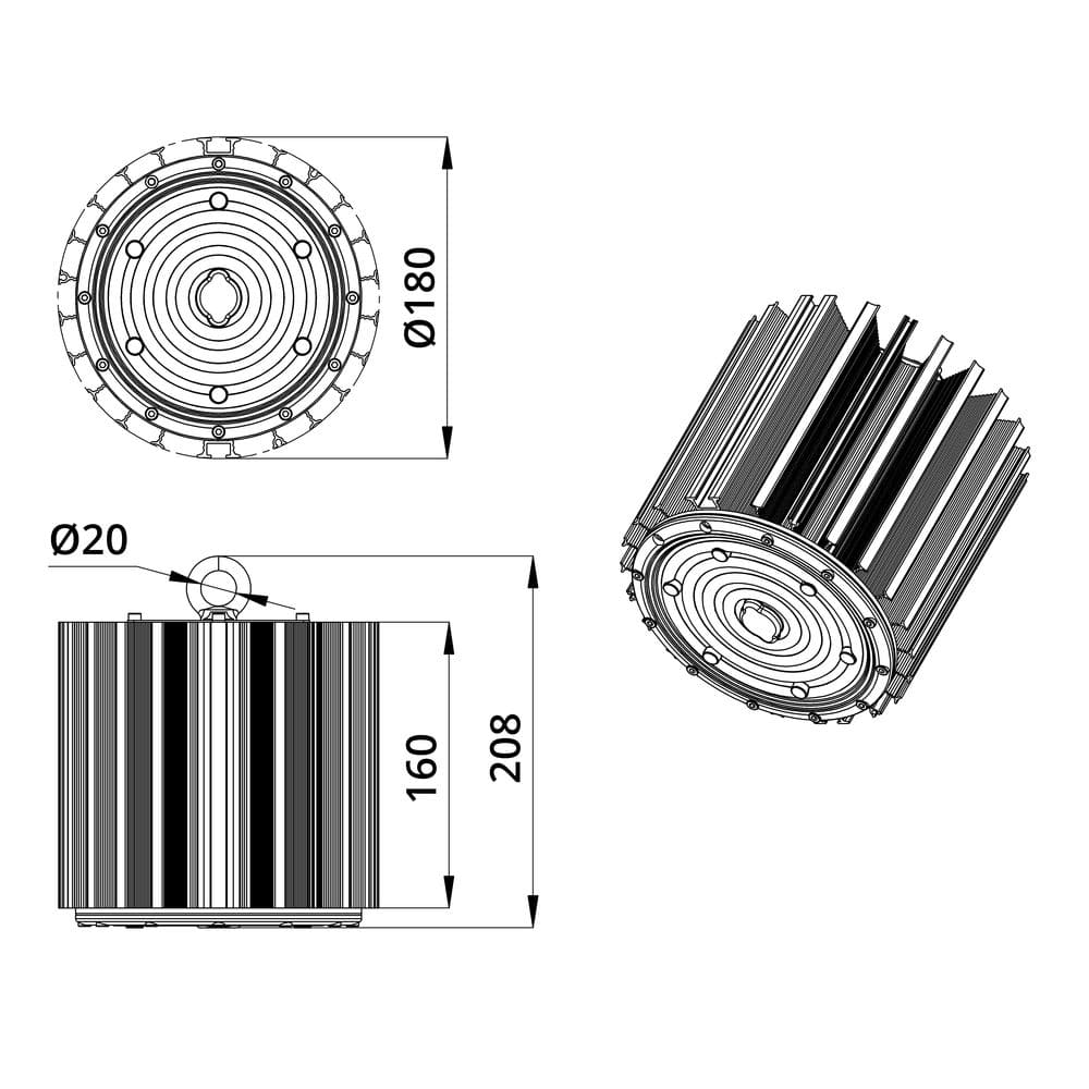 Профи v2.0 МЛ 100 БАП (350лм 3час.) CRI70 3000К 120°