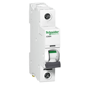 Выключатель автоматический  1П  25А  характеристика B  10кА  Schneider Electric iC60N  A9F88125  (аналог Multi9 24703)