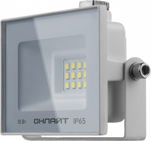 ОНЛАЙТ  10Вт  6000К  800Лм  IP65 95х68х35 белый / OFL-10-6K-WH-LED 90 131