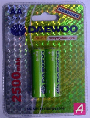 Аккумулятор DAEWOO R6 /(2500mAh) NI-MH BL-2 (кратно 2)