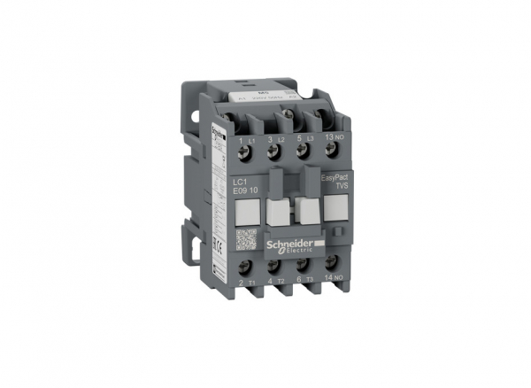 Контактор  Schneider Electric  9А  3П  катушка управления  220В  AC  50Гц  дополнительный контакт 1НО  EasyPact_TVS