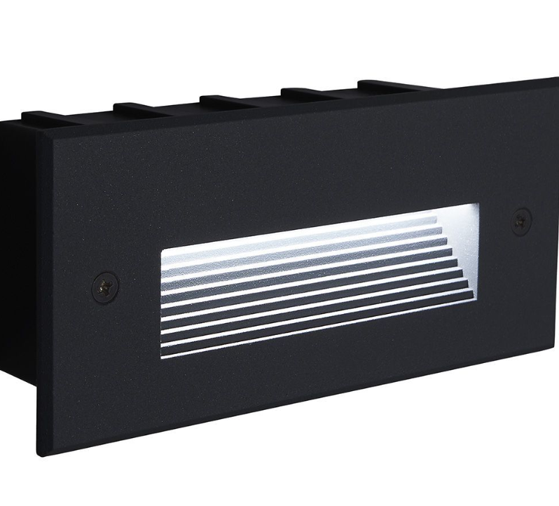 Светильник FERON LN012 5W, 4000K, IP65, прямоугольник, черный
