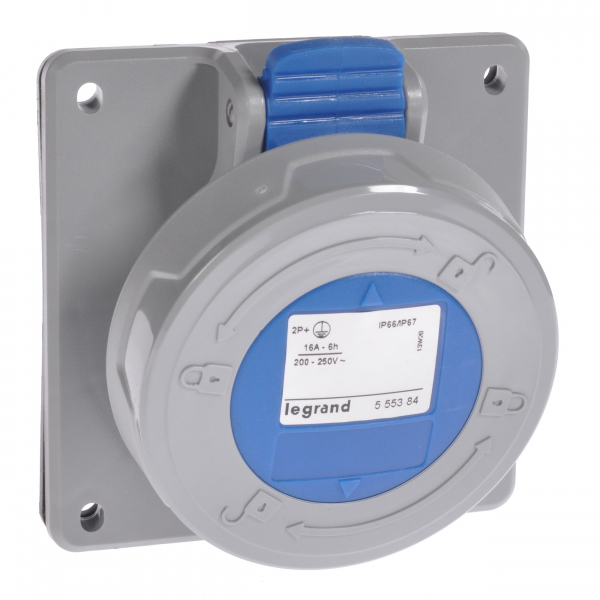 Legrand 555384 Розетка встр. 16А 2К+З 230В IP67