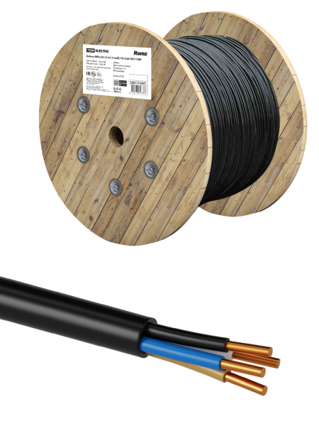 ВВГнг(А)-LS 4х1,5-0,66 ок (N) кабель TDM (РЭМЗ) РЭМЗ