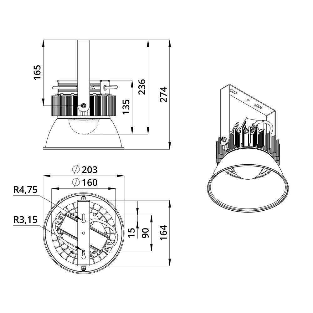 Профи v2.0 60 Эко 36~48В AC/DC CRI70 4500К 120°