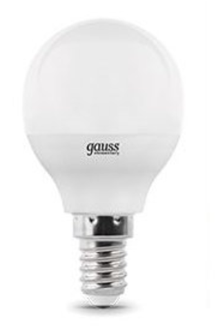 Светодиодная лампа Gauss G45 12Вт 180-240В 4100K E14
