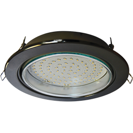 Точечный светильник Ecola GX70 H5 встраиваемый потолоч.  б/рефл. 53*151 черный хром/FB70H5ECB/