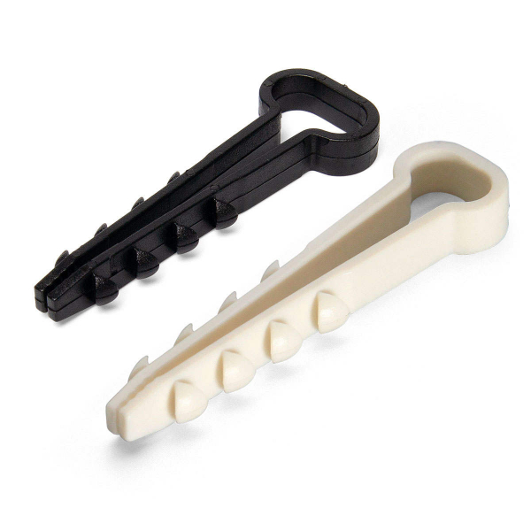 Дюбель-хомут  6-14 прямоугольный черный ДХП 14-6 (ч) Fortisflex