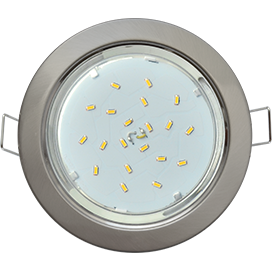 Светильник точечный Ecola GX53 H4 Downlight без отражателя, матовый хром  38х106   FS53H4ECB