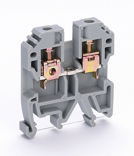 Клемма  4,0 кв серый 35А винт. DEKraft ЗН-101-4-35А-07 Systeme Electric