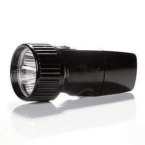 Фонарь светодиодный ЭРА SDA30M 5LED, аккумулятор 1,6Ah, прямая зарядка 220V, черный пластик