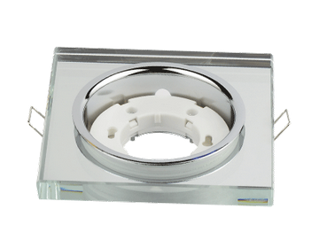 Светильник IN HOME встраиваемый GX53R-SMR-glass под лампу GX53 квадрат, стекло, зеркальный