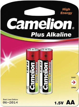 Элемент питания CAMELION LR6 Alkaline BP2 (кратно 2)