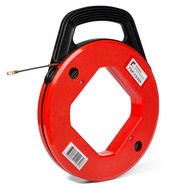 Протяжка-стеклопруток со сменными винтовыми наконечниками в пластиковой кассете FGP-3.5/30K Fortisflex