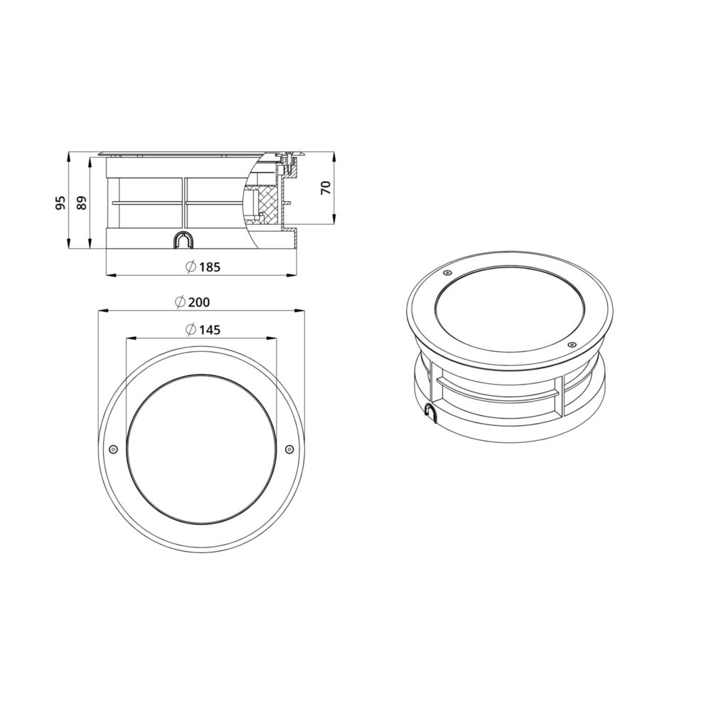 Грунт 12 M CRI80 3000К 90°