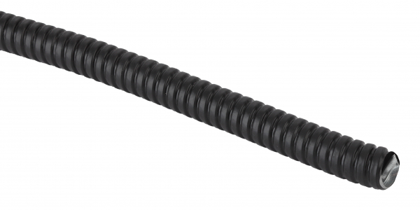 Металлорукав в ПВХ-изоляции Р3-ЦПнг-20 черный с протяжкой 20м MT-RZ-CPng-20-20 ЭРА
