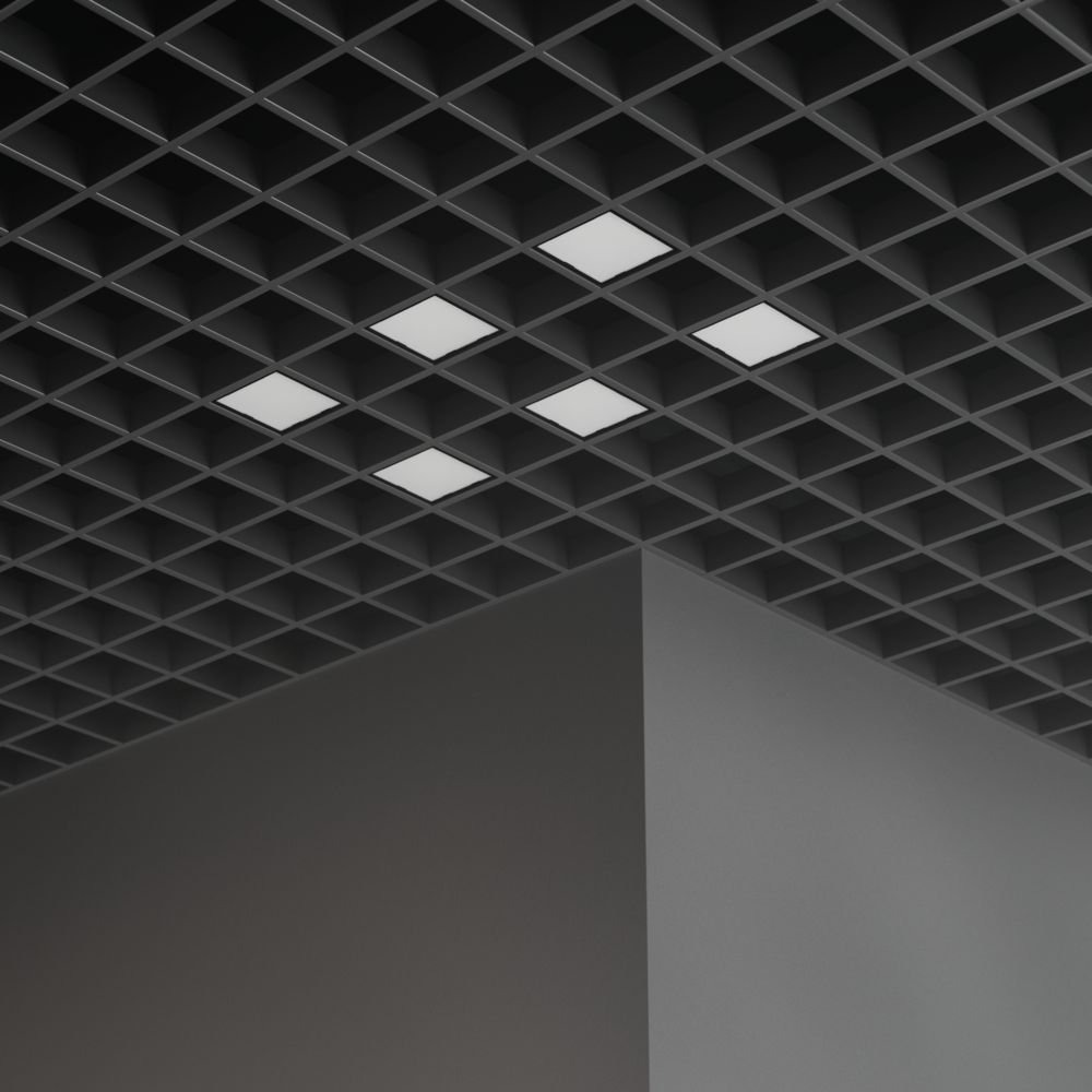 Черный корпус. Грильято Мозаик (40x6)