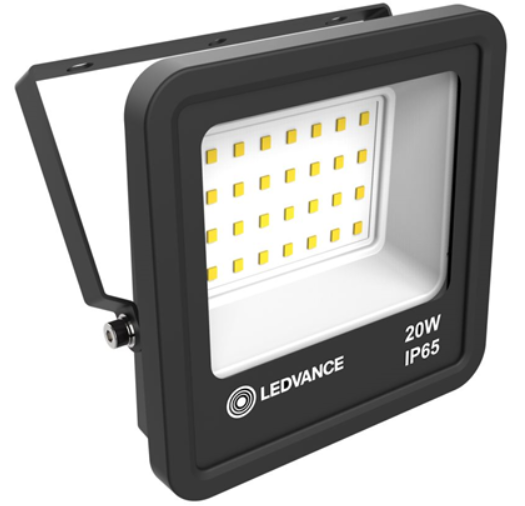 Прожектор светодиодный LEDVANCE 20Вт 6500К 1800лм IP65 чёр ECOCLASS FL G2 20W 765 230V BK