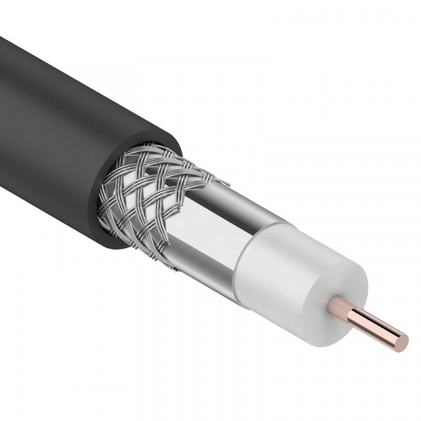 RG-6U, (64%), 75 Ом, OUTDOOR  кабель бухта 100м 01-2202 REXANT