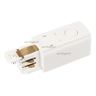 Коннектор питания Arlight LGD-4TR-CON-POWER-L-WH (D) (ARL, IP20 Пластик, 3 года)