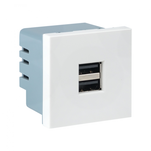 Розетка USB, сила тока 2,1 А (2 гнезда) без индикатора