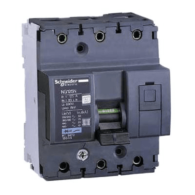 Выключатель автоматический  3П   10A  25кА/380В  NG125N C  Schneider Electric 18632