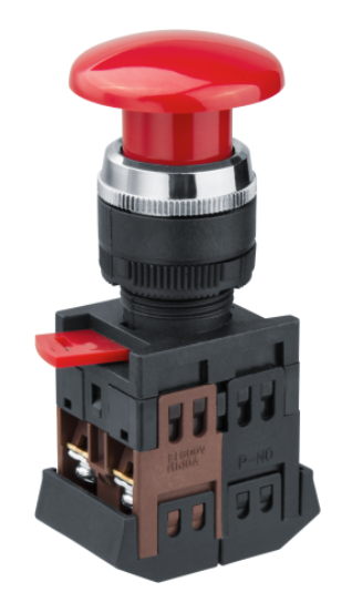 Кнопка Navigator 82 813 NBI-B-05 Грибок d22мм NO+NC