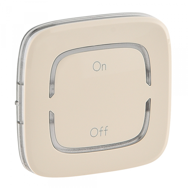 Legrand 755374 Valena ALLURE MyHome.Лицевая панель для механизмов BUS/SCS.С символом "On-Off".2 модуля.Слоновая кость